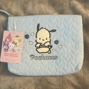 Primark Pochacco Quilted Pouch in Light Blue